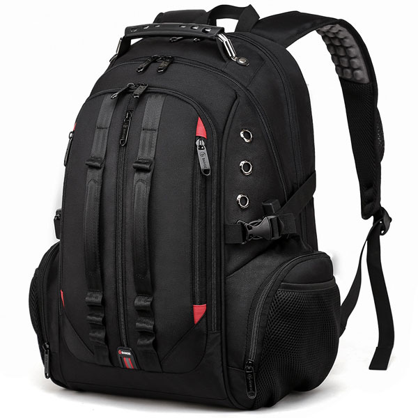 01_bange-1901-black-38 کیف مدرسه اورجینال کوله پشتی لپ تاپ 17 اینچ بنج 1901