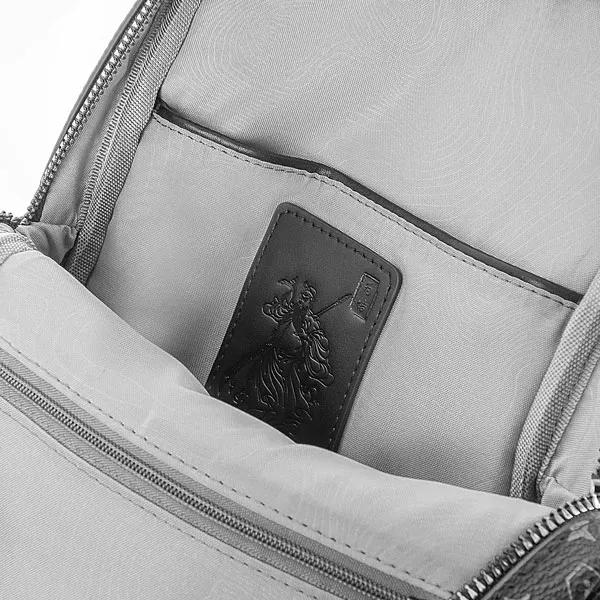 02_خرید-کیف-کراس-بادی-Master-Fingerprint-Lock-Crossbody-Bag-مشکی-نمای-جلو کیف کراس بادی با قفل اثر انگشتی Master Fingerprint Lock