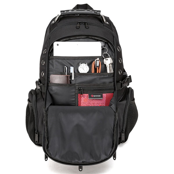 03_bange-1901-black-6-1 کیف مدرسه اورجینال کوله پشتی لپ تاپ 17 اینچ بنج 1901