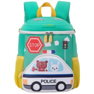 کیف بچه گانه کوله پشتی ماشین پلیس اولنگ 6105
