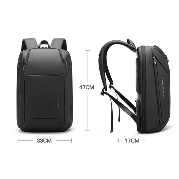 04_backpack-bange7802-black-size کیف کوله پشتی لپ تاپ 15.6 اینچ بنج 7802