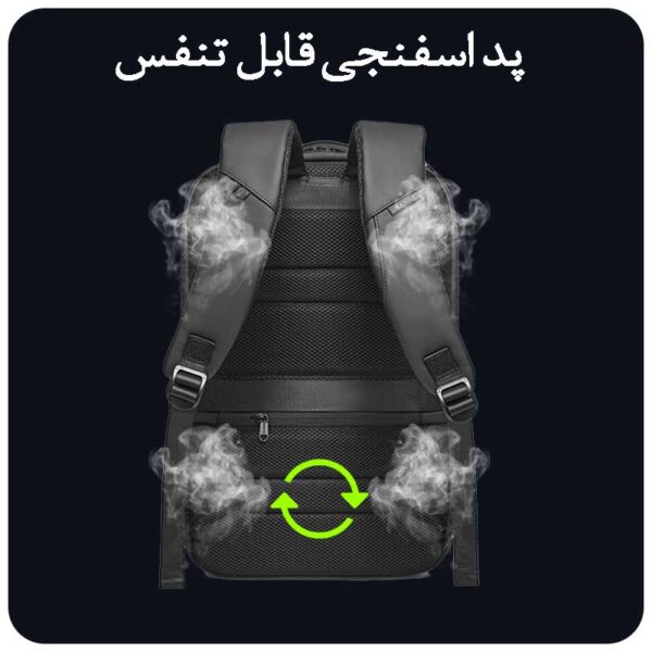 04_سفارش-کیف-کولی-بنج-مدل-75267-با-پورت-usb-و-type-c کیف بنج مدل 7267 کوله پشتی لپ تاپ 15.6 اینچ