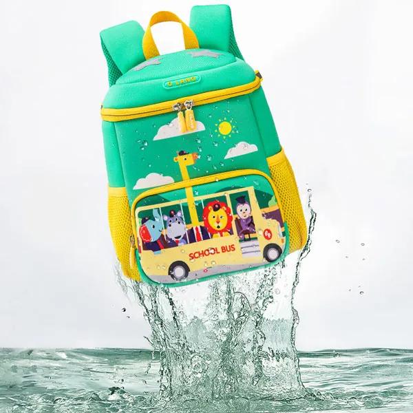 05_olang-bus-6104-green-6 کیف کوله پشتی بچگانه اتوبوسی اولنگ 6104