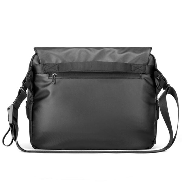 06_BANGE-7628-BLACK-9 کیف دوشی مردانه ضدآب بنج 7628