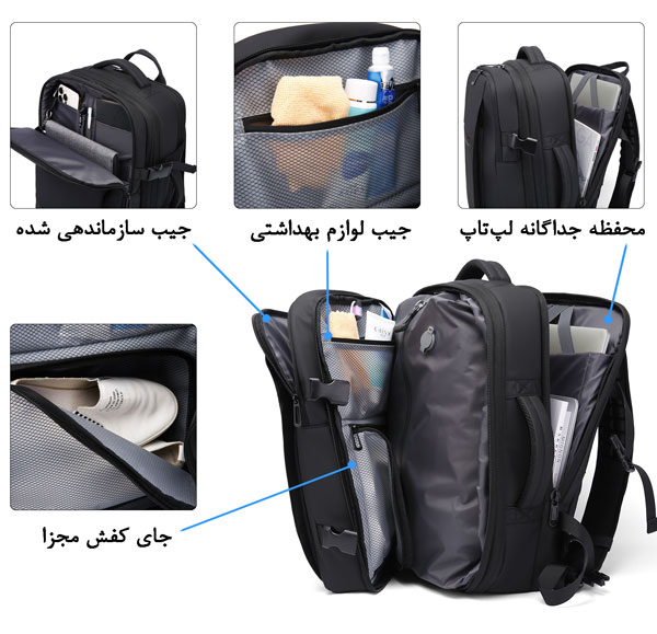 کوله پشتی مسافرتی وکیوم‌دار بنج مدل 3028