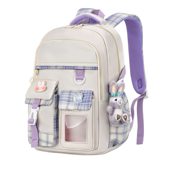 07_schoolbag-korean-4189-khaki-2 کیف مدرسه کوله پشتی کره ای 2232