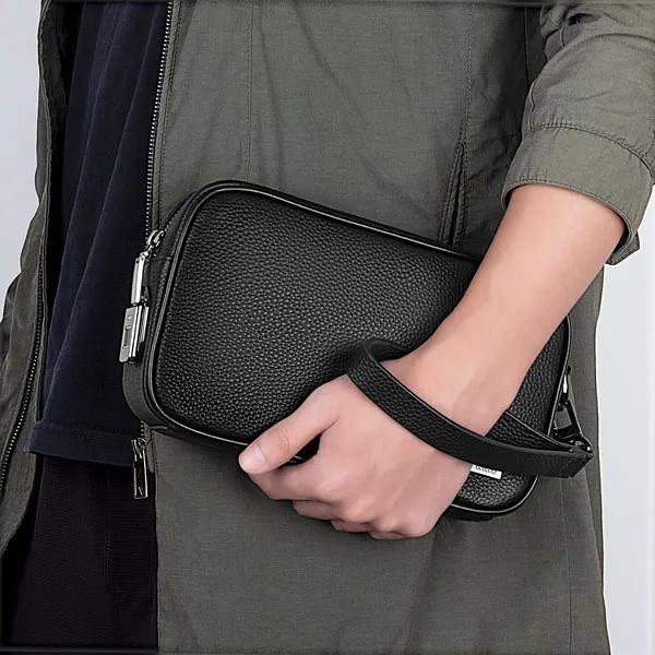 کیف دستی چرم با قفل اثر انگشتی ویوو Master Genuine Leather