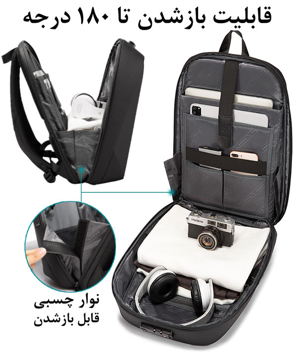 07_سفارش-کیف-کوله-ای-سفری-ضدضربه-ضدآب-بنج-bg-7251 کیف کوله پشتی لپ تاپ ضد سرقت بنج 7251