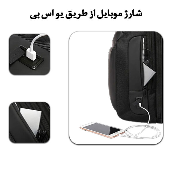 07_کوله-پشتی-دوشی-مسافرتی-با-درگاه-یو-اس-بی-مدل-BG-7663 کیف کوله پشتی لپ تاپ 15.6 اینچ بنج 7663