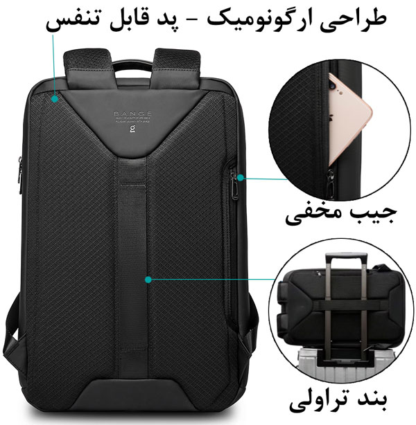 08_کیف-دوبند-شانه-ای-اورجینال-ضدآب-بنج-bange-7710 کیف و کوله پشتی لپ تاپ 15.6اینچی بنج 7710
