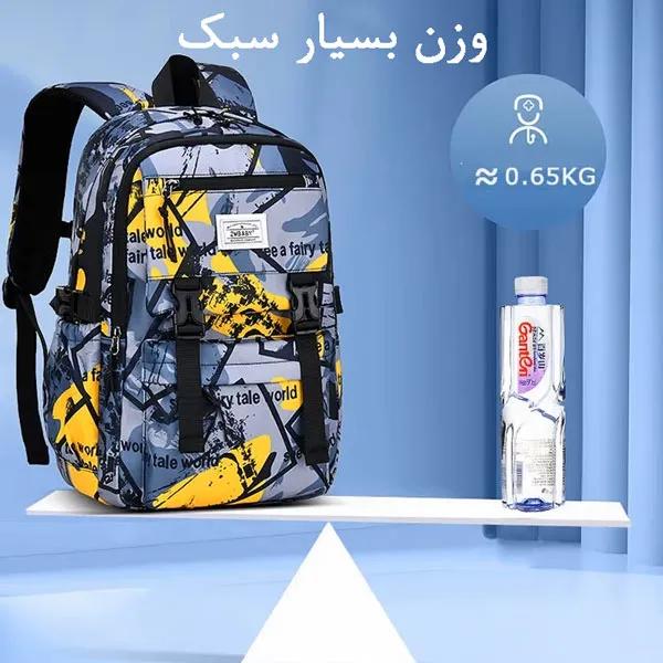 09_وزن-سبک-کوله-پشتی-مدرسه-ای کیف مدرسه پسرانه 5236