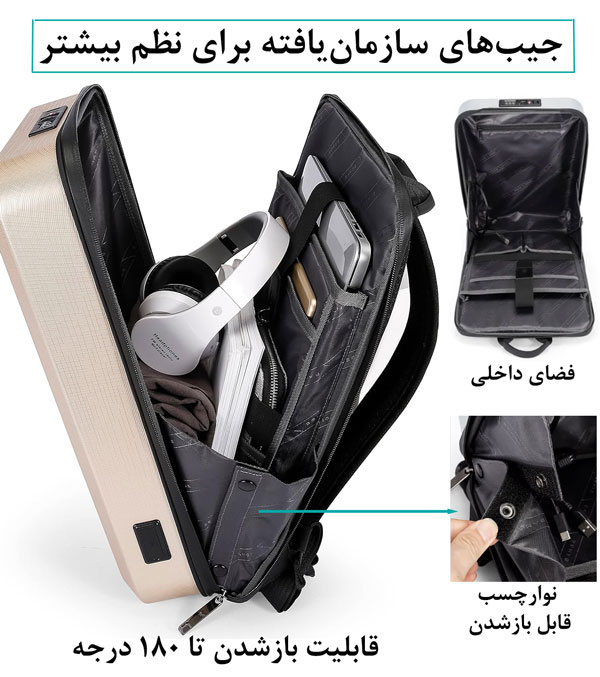 09_کیف-کوله-اورجینال-جادار-ضدسرقت-بنج-BANGE-BG-2839 کیف و کوله پشتی ضدسرقت لپ تاپ 15.6 اینچی بنج 2839
