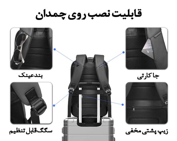 09_کیف-کوله-مسافرتی-کوهنوردی-ضدآب-با-پورت-شارژ-bg-7267 کیف بنج مدل 7267 کوله پشتی لپ تاپ 15.6 اینچ