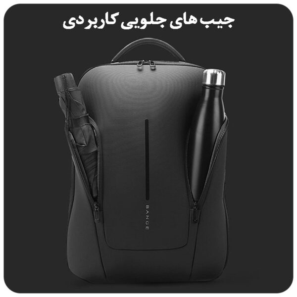 10_کوله-پشتی-دانشجویی-شیک-با-قابلیت-شارژ-موبایل-BANGE-BG-8013 کیف کوله پشتی لپ تاپ بنج 8013