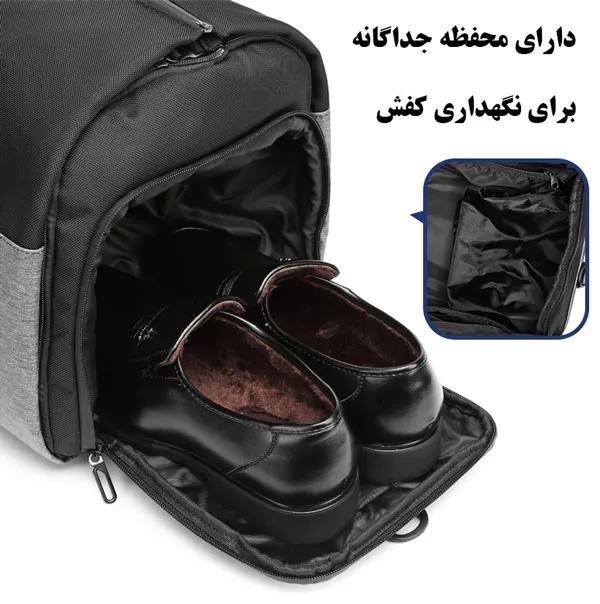 10_کوله-پشتی-و-ساک-ورزشی-و-لباس-رسمی-OZUKO-9288 کیف کت و شلوار کوله پشتی مسافرتی اوزوکو 9288