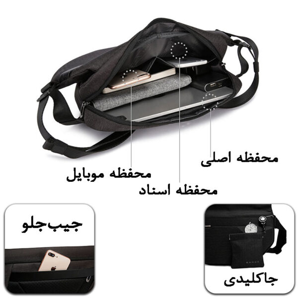 11_کیف-رو-دوشی-کراس-بادی-هاردباکس-دانشجویی-ضد-باران-BG-7502 کیف کمری دوشی بنج 7502