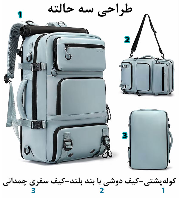 11_کیف-کوله-پشتی-سفری-ضدآب-بنج-BANGE-BG-1810 کیف و کوله پشتی مسافرتی ضد آب بنج 1810