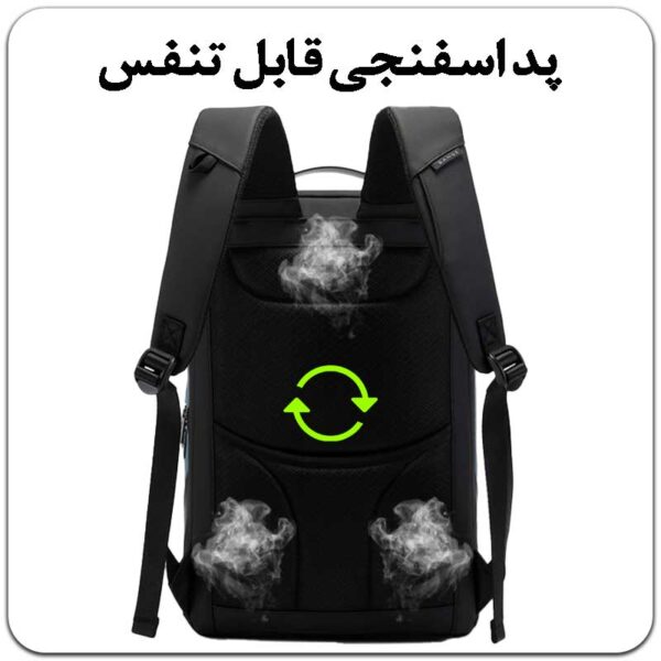 کیف کوله پشتی لپ تاپ 15.6 اینچی بنج 2517