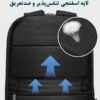 12_کیف-کولی-سفری-مقاوم-در-برابر-آب-و-ضربه-BG-77115D کیف کوله پشتی لپ تاپ 17اینچی بنج 77115D