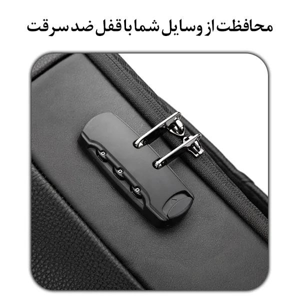13_IMG_20250709_154503_751 کیف کوله پشتی لپ تاپ ضد سرقت چرم بنج 6622