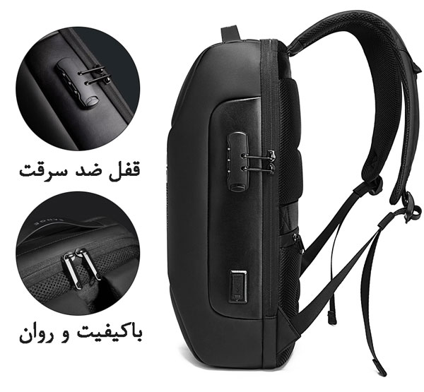 13_کوله-پشتی-باکیفیت-ضدآب-بنج کیف کوله پشتی لپ تاپ 15.6 اینچی بنج 7216