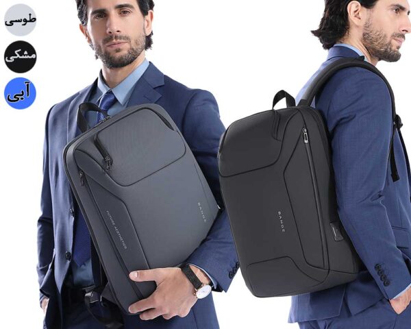 13_کیف-دوبند-شانه-ای-دانشجویی-لپ-تاپ-و-آیپد-بنج-BG-7802 کیف کوله پشتی لپ تاپ 15.6 اینچ بنج 7802