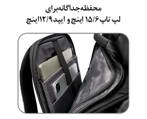 14_محفظه-لپ-تاپ-15-6-اینچ-و-تبلت-کوله-پشتی-BG-2888 کوله پشتی مسافرتی لپ تاپ 15.6 اینچ بنج 2888