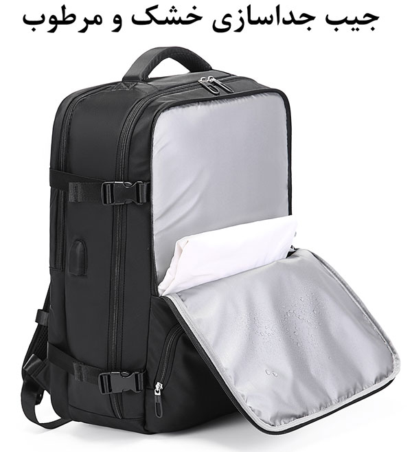 کیف مسافرتی کوله پشتی لپ تاپ 17اینچ بنج 1800