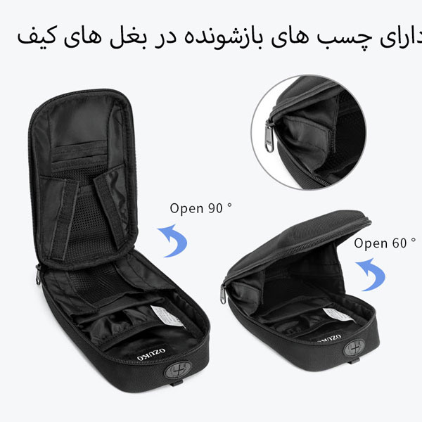 14_کیف-و-کراس-بادی-پاسپورتی-مردانه کیف دستی و دوشی مدارک ضد ضربه اوزوکو 9442