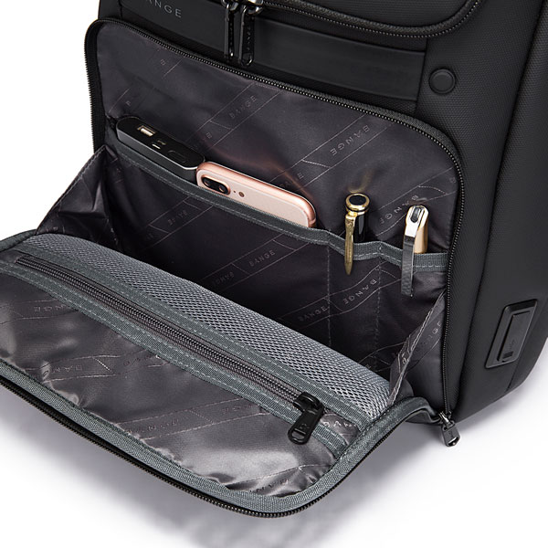 15_bange-7261-black-12 کیف کوله پشتی لپ تاپ 15.6 اینچی بنج 7261