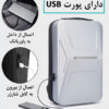 15_کیف-کوله-ای-بنج-با-پورت-شارژر-3005 کیف و کوله پشتی لپ تاپ ضد سرقت بنج 3005