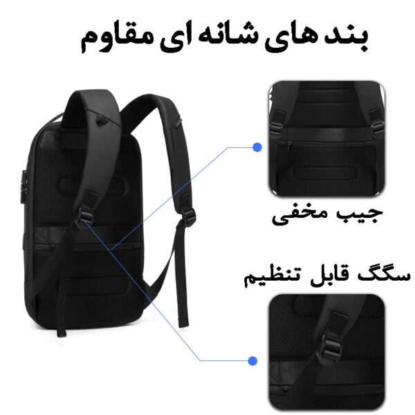 15_کیف-کوله-پشتی-ضدآب-و-ضدخط-و-خش-و-سایش-بنج-BANGE-مدل-7225 کیف کوله پشتی ضد سرقت لپ تاپ بنج 7225