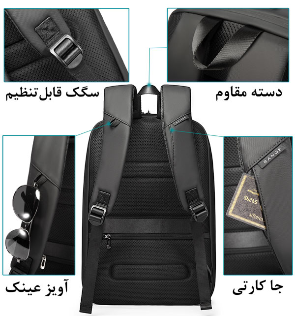 15_کیف-کوهنوردی-مقاوم-اورجینال-بنج-bange-bg-7251 کیف کوله پشتی لپ تاپ ضد سرقت بنج 7251