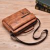 کیف دوشی چرم مردانه ویسیر D267
