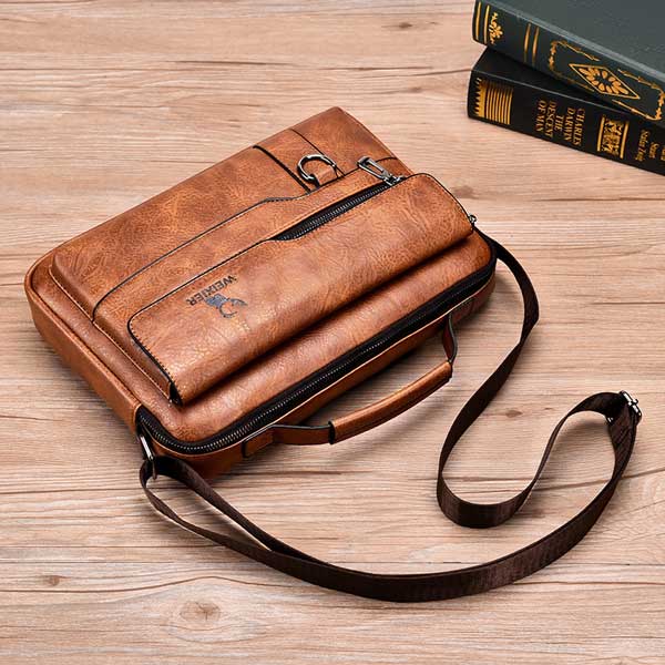 کیف دوشی چرم مردانه ویسیر D267