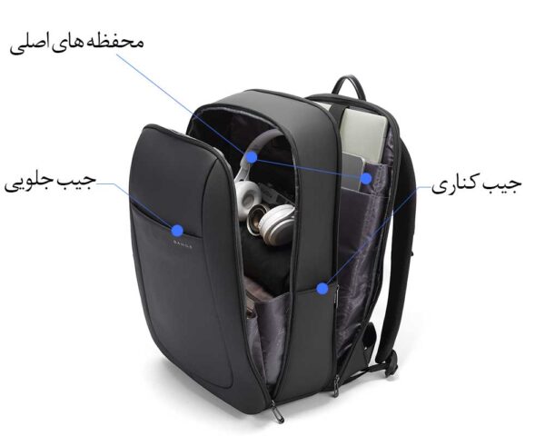 16_کیف-شانه-ای-دوبند-مسافرتی-باکیفیت-اورجینال-بنج-BG2952 کیف و کوله پشتی لپ تاپ 15.6 اینچ بنج 2952