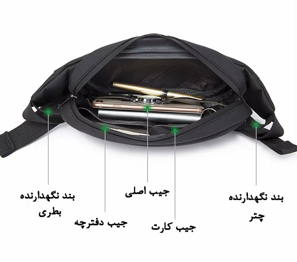 16_کیف-کمری-با-کیفیت-بنج-BG7266 کیف کمری اورجینال بنج 7266