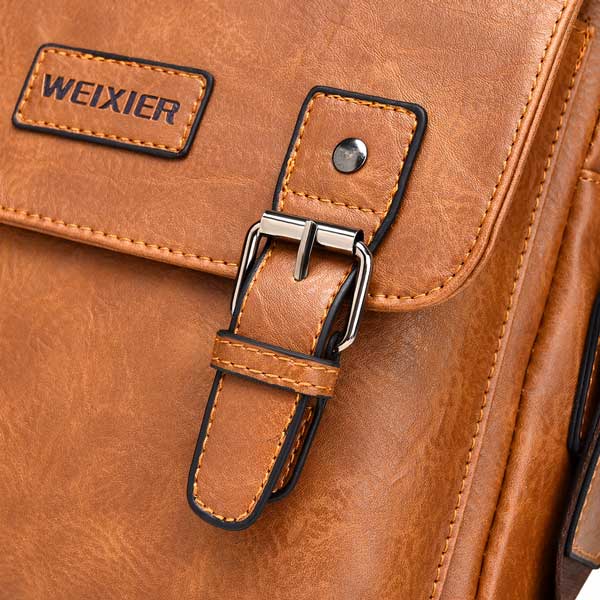 16_کیفیت-کیف-چرم-وارداتی کیف دوشی مردانه چرم ویسیر D509