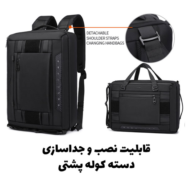 کیف اداری کوله پشتی لپ تاپ اوزوکو 9749