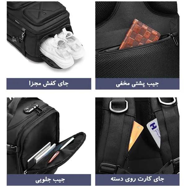 کیف کوله پشتی مسافرتی اوزوکو 9309L