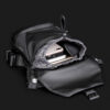 21_BANGE-7630-BLACK-13 کیف کمری دوشی مردانه بنج 7630