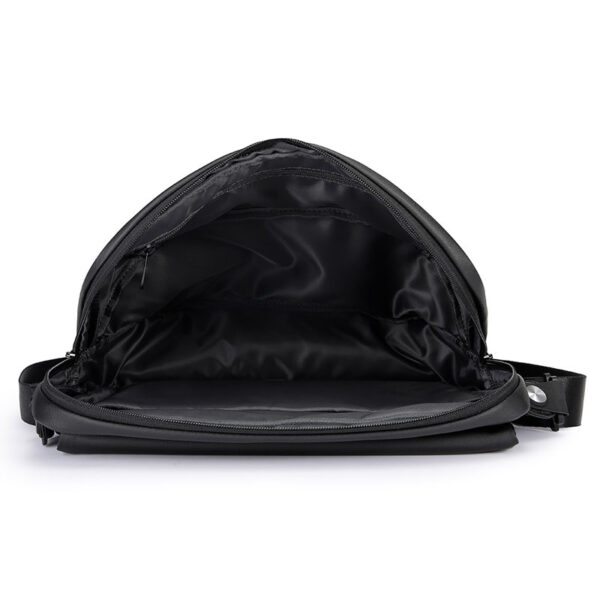 22_BANGE-7628-BLACK-7 کیف دوشی مردانه ضدآب بنج 7628