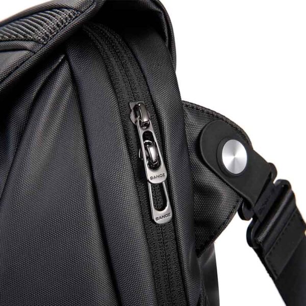 25_BANGE-7628-BLACK-20 کیف دوشی مردانه ضدآب بنج 7628