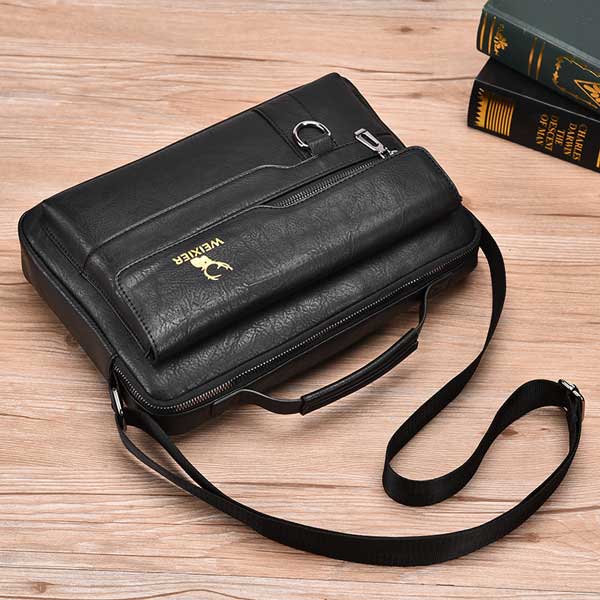 کیف دوشی چرم مردانه ویسیر D267