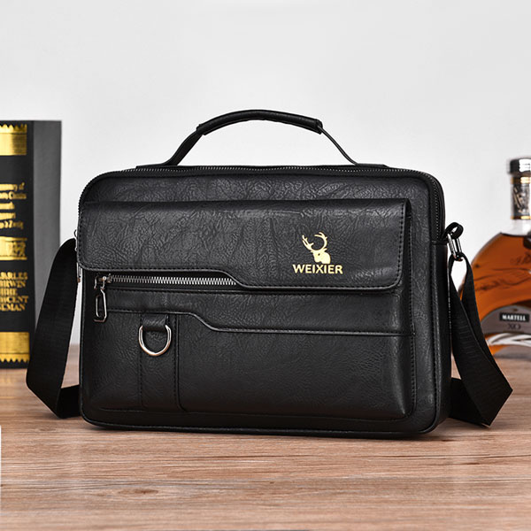 کیف دوشی چرم مردانه ویسیر D267