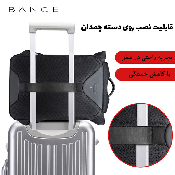 backpack-bange-g61-9 کیف بنج مسافرتی کوله پشتی لپ تاپ 15.6 G61 مشکی