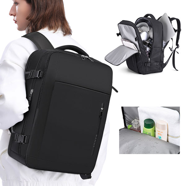 backpack-bange1801-black-8 کیف مسافرتی کوله پشتی لپ تاپ 15.6 اینچی بنج 1801