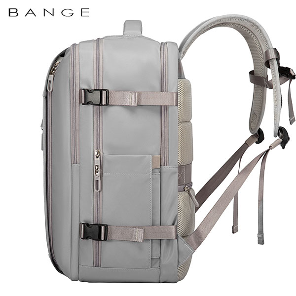 backpack-bange1801-gray-5 کیف مسافرتی کوله پشتی لپ تاپ 15.6 اینچی بنج 1801