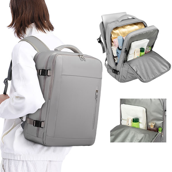 backpack-bange1801-gray-8 کیف مسافرتی کوله پشتی لپ تاپ 15.6 اینچی بنج 1801