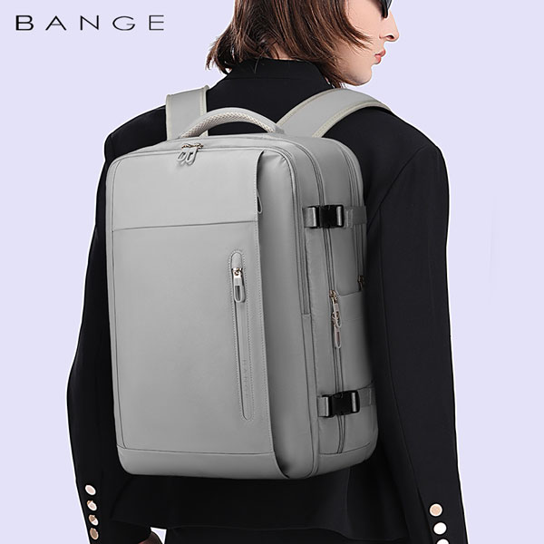 backpack-bange1801-gray-9 کیف مسافرتی کوله پشتی لپ تاپ 15.6 اینچی بنج 1801